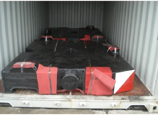 10000kg Grey Iron Cast Counterweight FC250 GG25 HT250