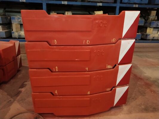 Contrappeso per gru OEM di alta qualità da 10 tonnellate, verniciatura finita con dimensioni accurate TS16949