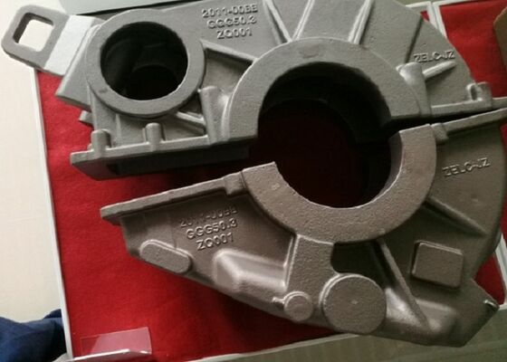 Parti del carter di trasmissione in ghisa con dimensioni accurate OEM per apparecchiature di trasporto su rotaia