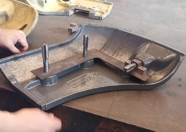 Piccolo contrappeso 14kg del mini escavatore con servizio regolare dell'OEM della superficie disponibile