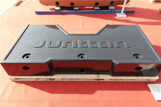 Contrappeso per gru OEM di alta qualità da 10 tonnellate, verniciatura finita con dimensioni accurate TS16949