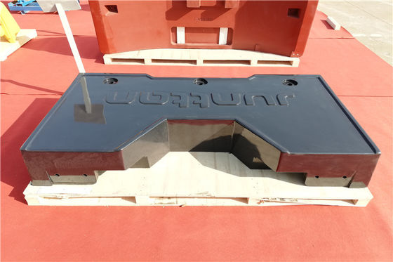 Contrappeso per gru OEM di alta qualità da 10 tonnellate, verniciatura finita con dimensioni accurate TS16949