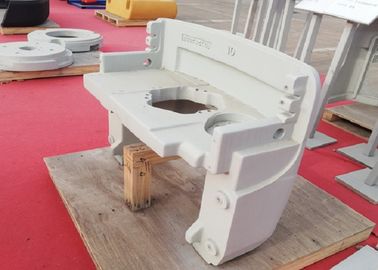 Contrappeso di superficie regolare 3,5 tonnellate per rivestimento del caricatore che dipinge 1500 chilogrammi di peso