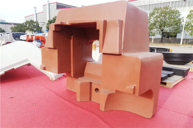 Materiale enorme del ghisa grigio GG150 del contrappeso della gru mobile della colata di sabbia per l'impianto di perforazione di azionamento di mucchio