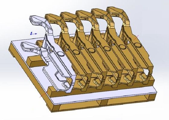 Stampo automatico dei pezzi meccanici della costruzione con la dimensione accurata