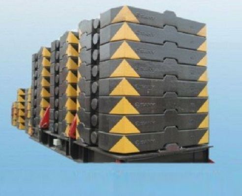 Il ferro HT250 ha fuso 10000kg l'escavatore Counterweight For Engineering