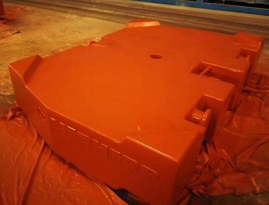 Scoppio di colpo TS16949 Gray Iron 10000kg Crane Counterweight