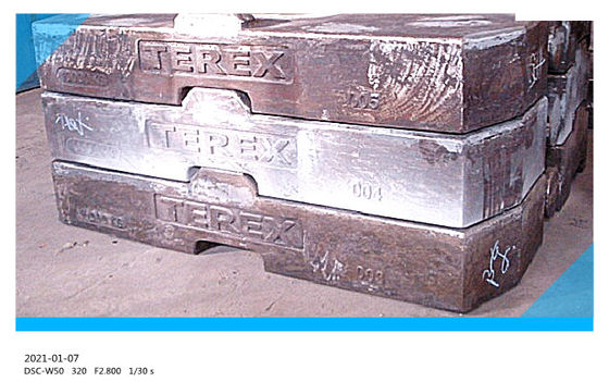GG250 di lucidatura Crane Vacuum Cast Iron Counterweight