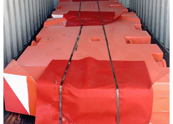 Contrappeso in ghisa GG150 da 10000 kg di alta qualità OEM per macchine edili