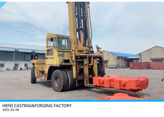 Contrappeso in ghisa GG150 fusa in sabbia OEM per macchine edili
