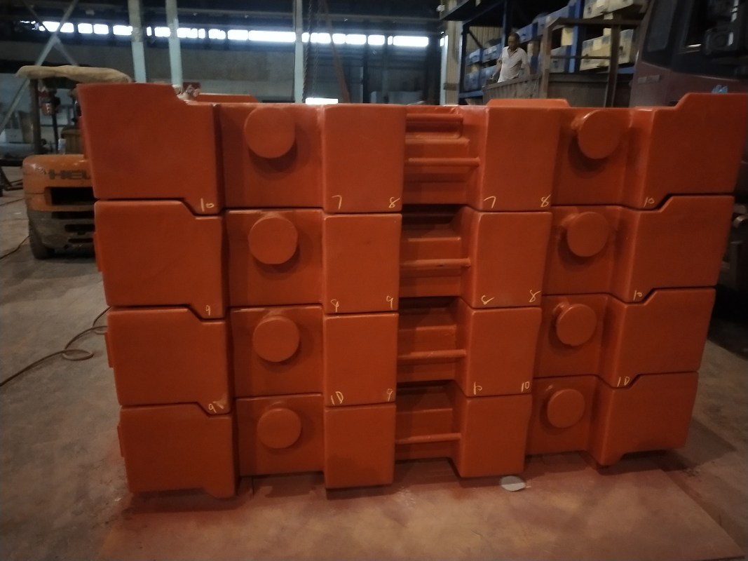 OEM di alta qualità 10000kg di ferro di sabbia contrappeso per gru