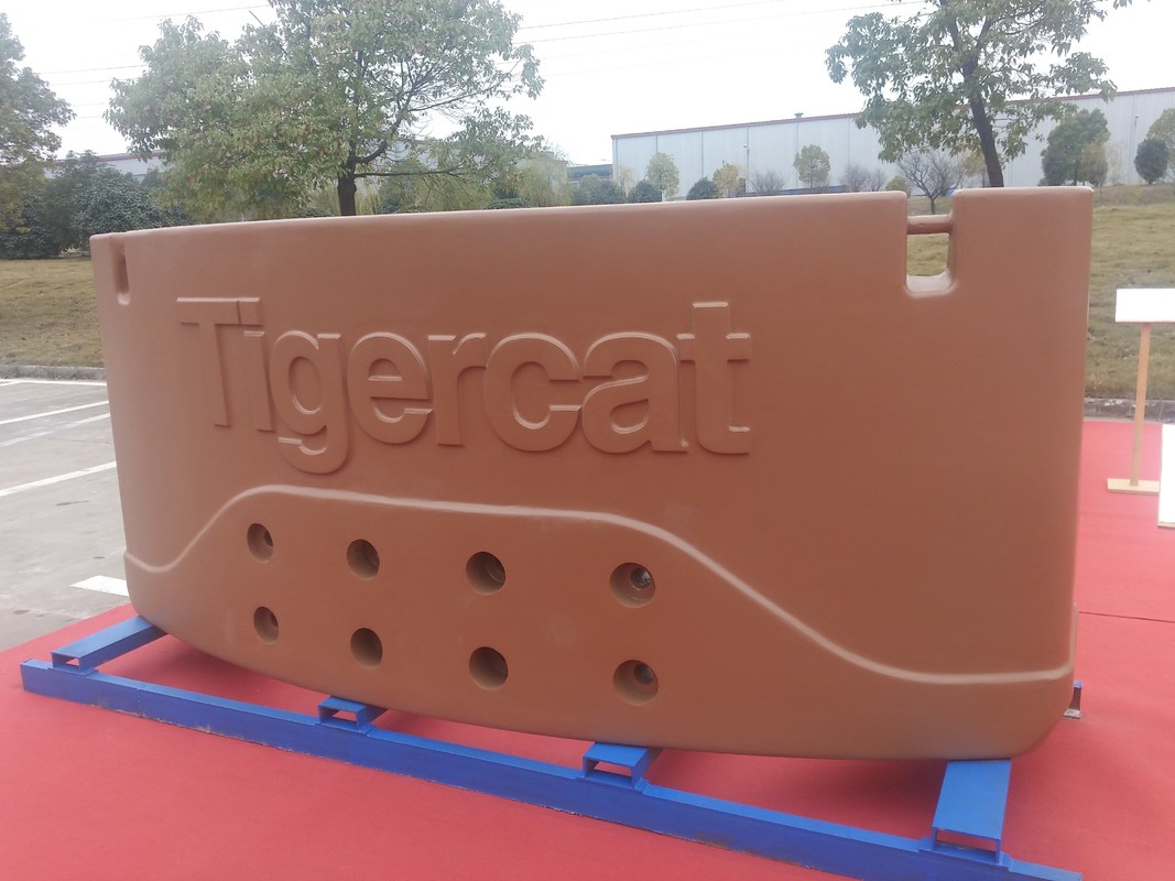 Contrappeso del carrello elevatore del macchinario di silvicoltura facendo uso del materiale del ghisa grigio