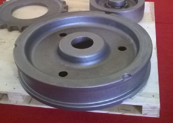 Hub di ruota verde di superficie delle colate di sabbia di granigliatura per la gru di ruota